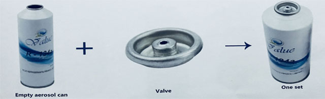 Pojemnik z aerozolem 1