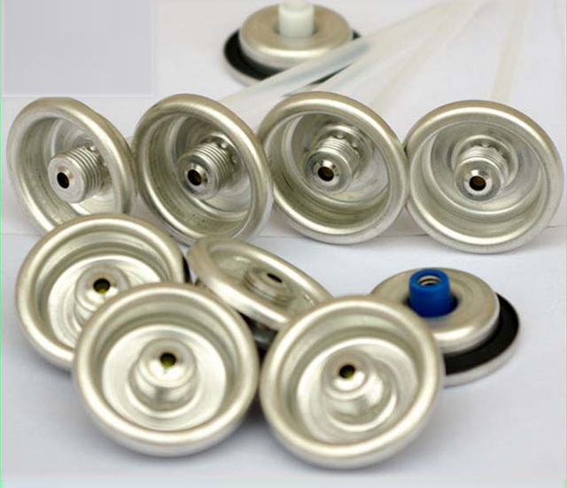 1-calowy zaw&oacute;r puszki aerozolu z blaszanym zaworem z gwintem wewnętrznym